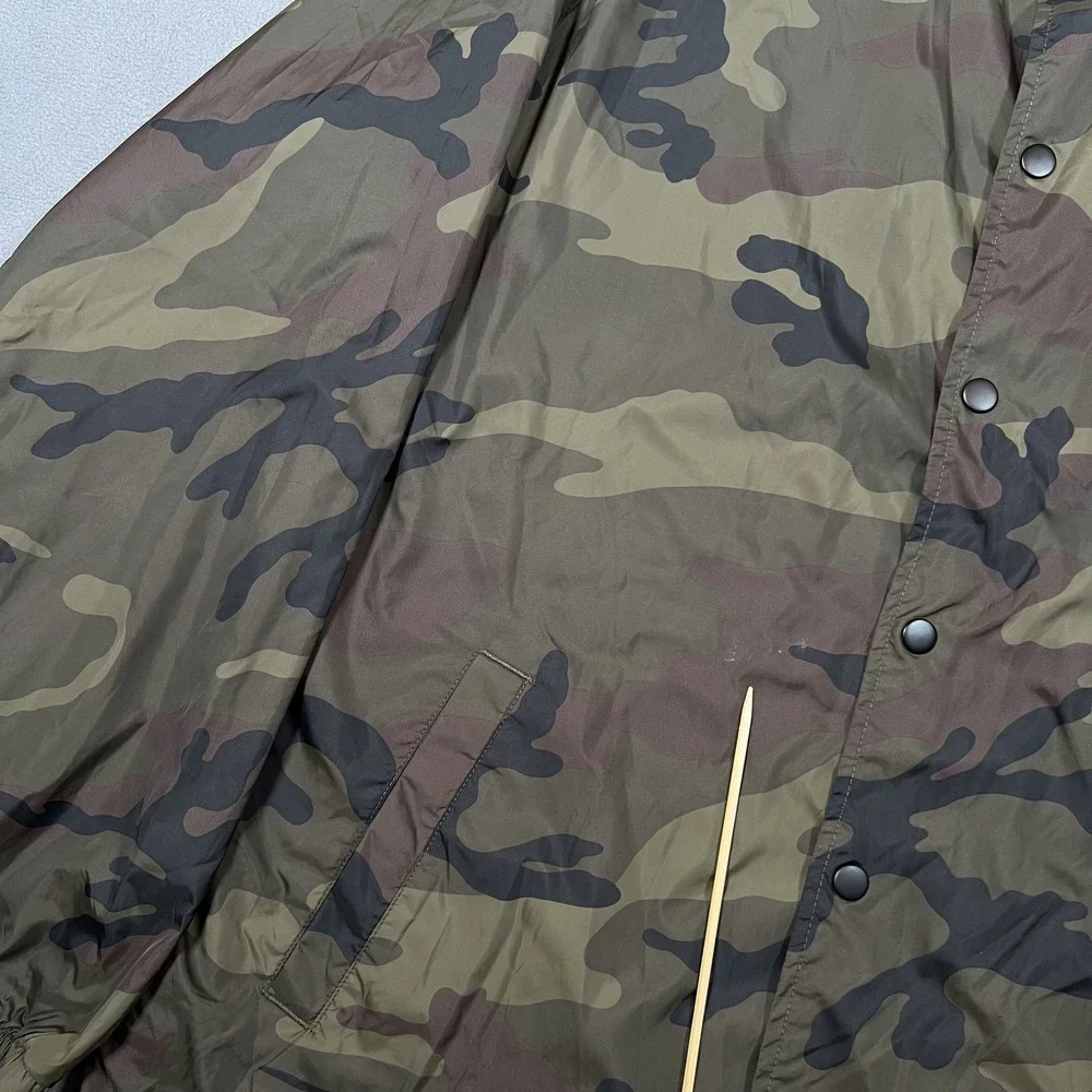 Slightly Stoopid‎ Camo Jacket Men's XL Camouflage Nylon Windbreaker Reggae Band